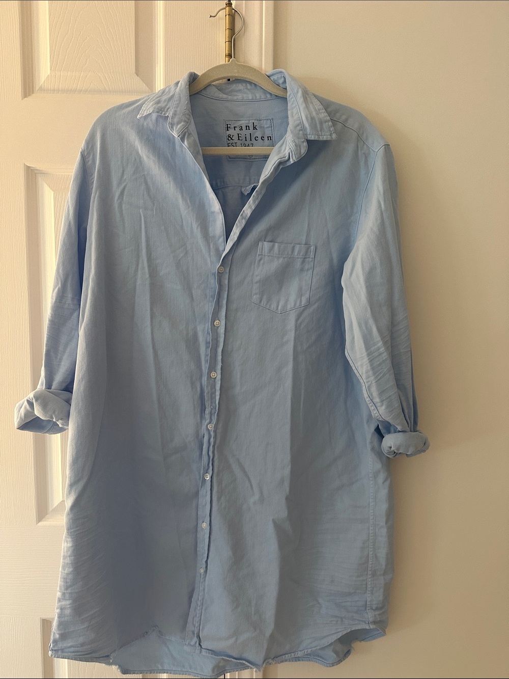 Frank & Eileen Mary Denim Shirt Light Blue XL